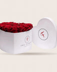 Passion XL com rosas vermelhas em caixa branca | The Florist Portugal