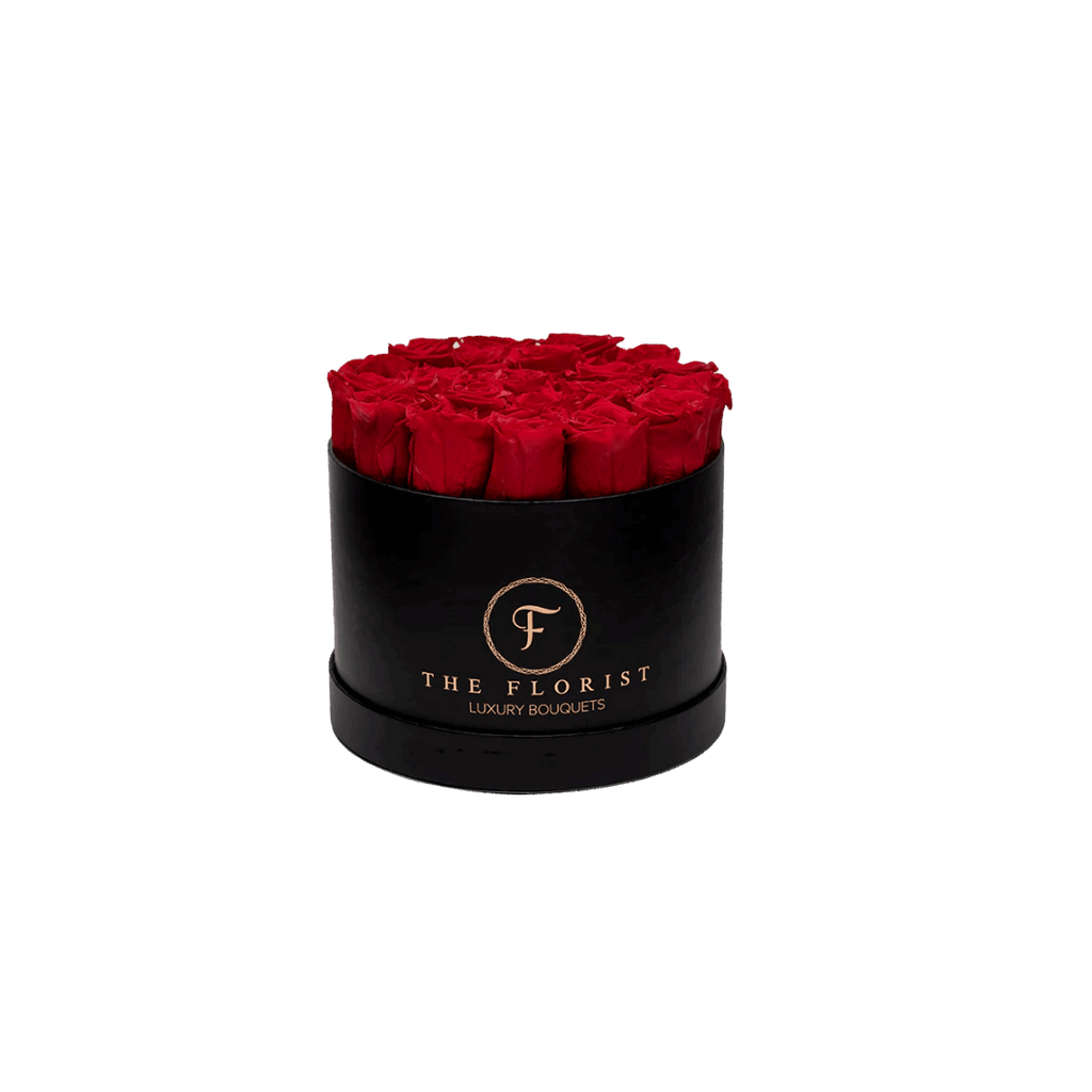Glamorous Preserved Red Roses