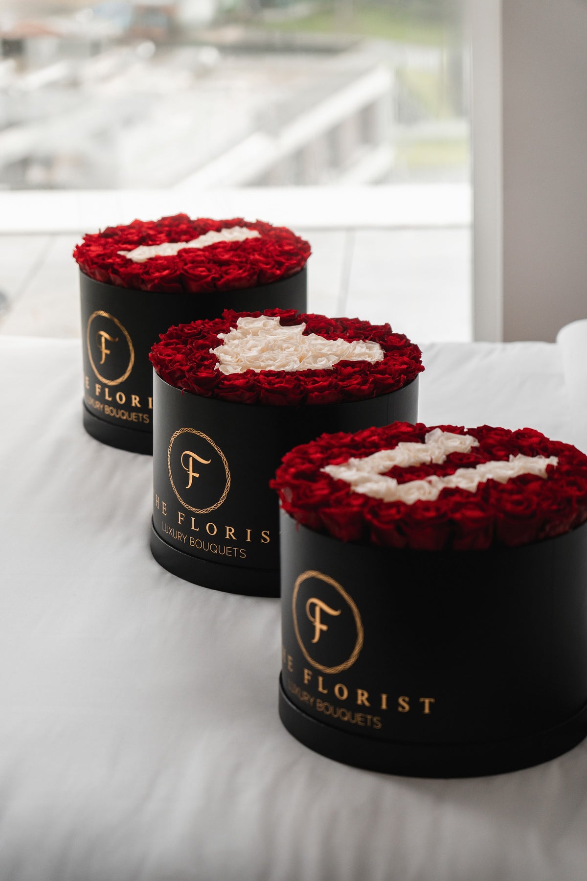 The Florist Portugal rose bouquet