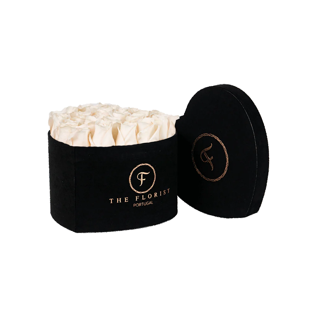 Passion White Roses XL - The Florist Portugal - Florista Online 24/7