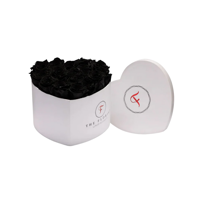 Passion Preserved Black Roses XL - The Florist Portugal - Florista Online 24/7