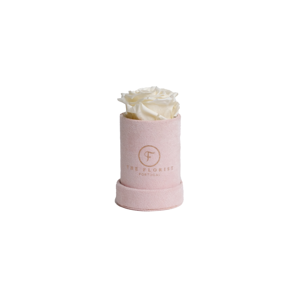Single Rose Preserved White - The Florist Portugal - Florista Online 24/7