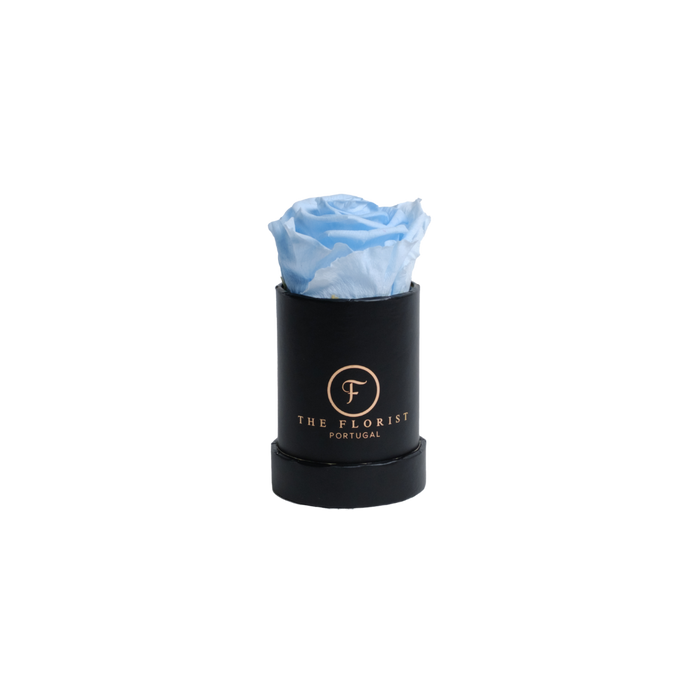 Single Rose Preserved Blue - The Florist Portugal - Florista Online 24/7