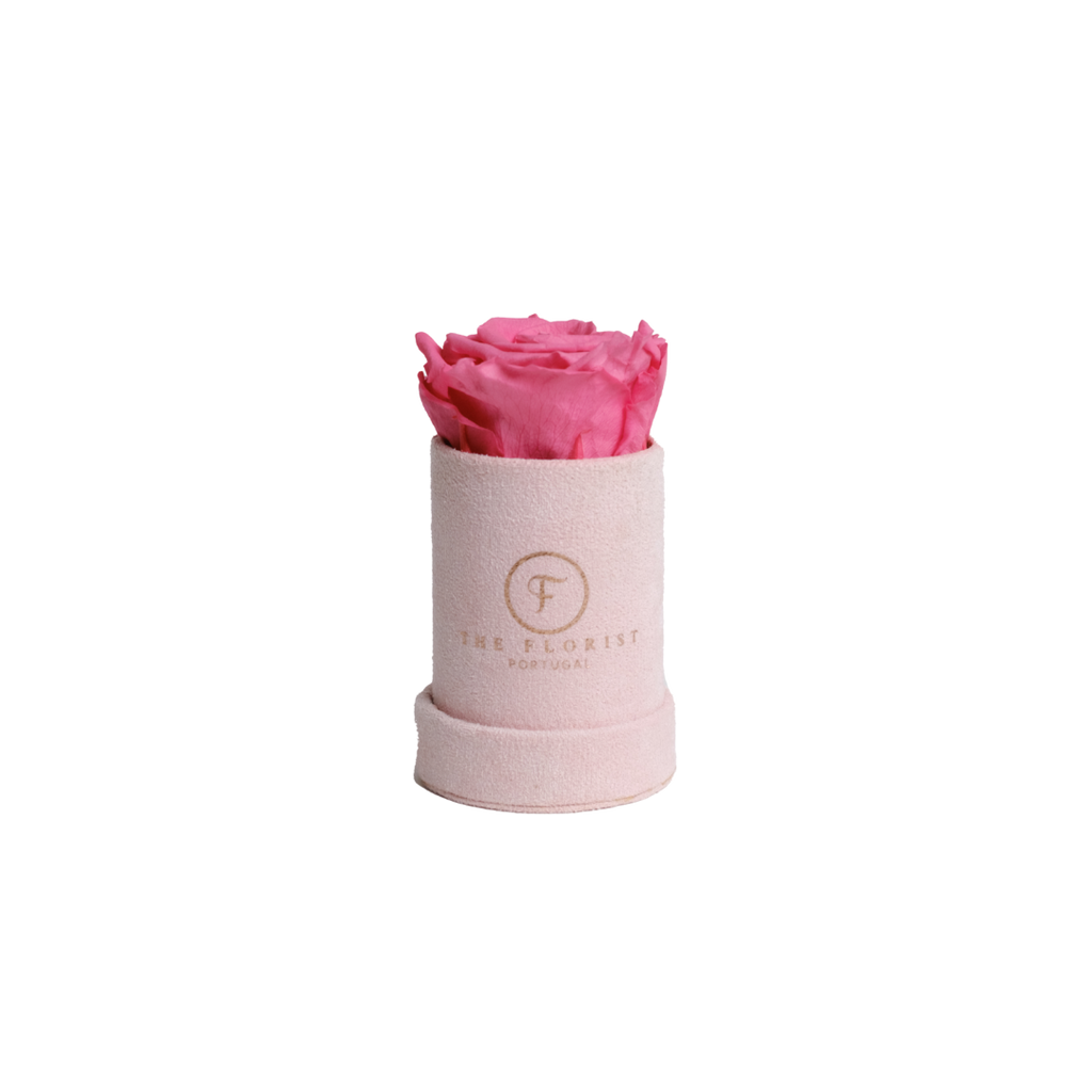Single Rose Preserved Pink - The Florist Portugal - Florista Online 24/7