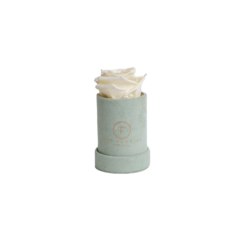 Single Rose Preserved White - The Florist Portugal - Florista Online 24/7