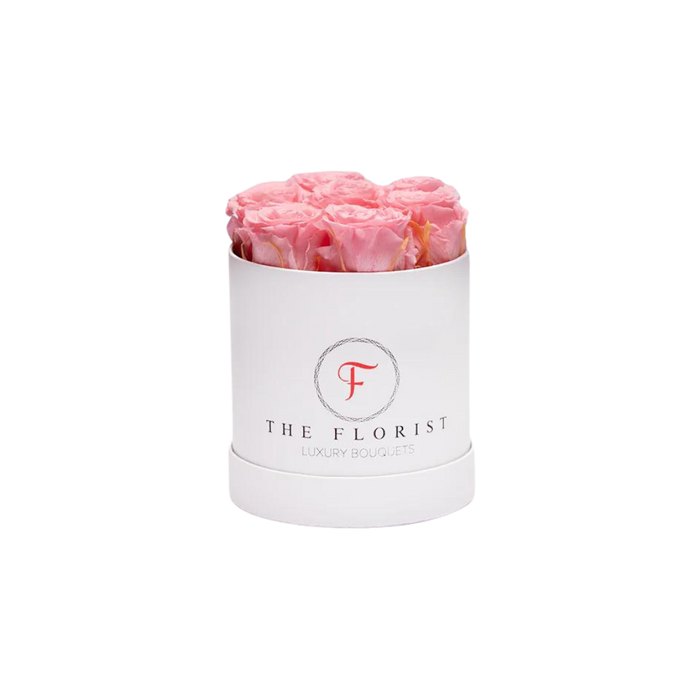 Simplicity Preserved Pink Roses - The Florist Portugal - Florista Online 24/7