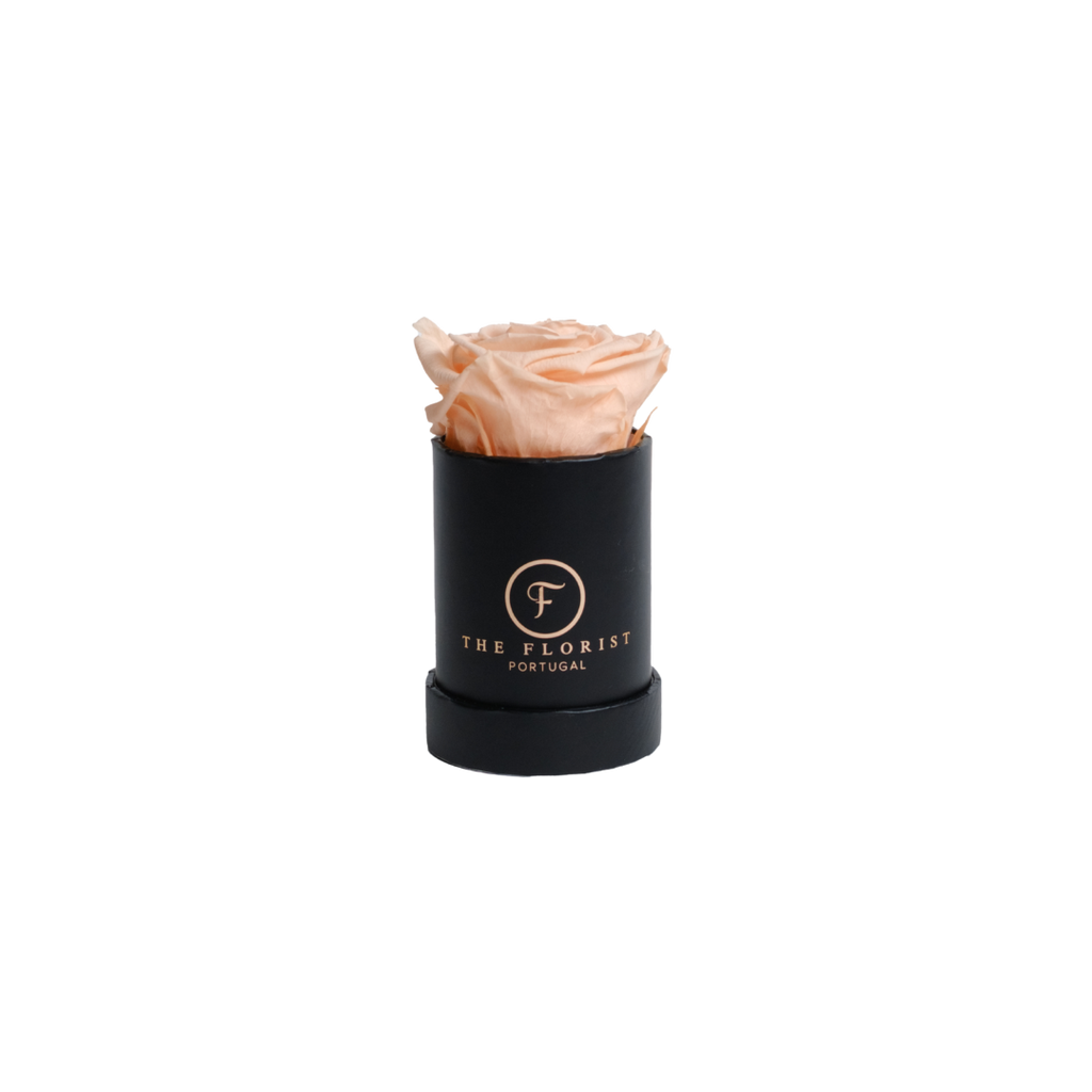 Single Rose Preserved Salmon - The Florist Portugal - Florista Online 24/7