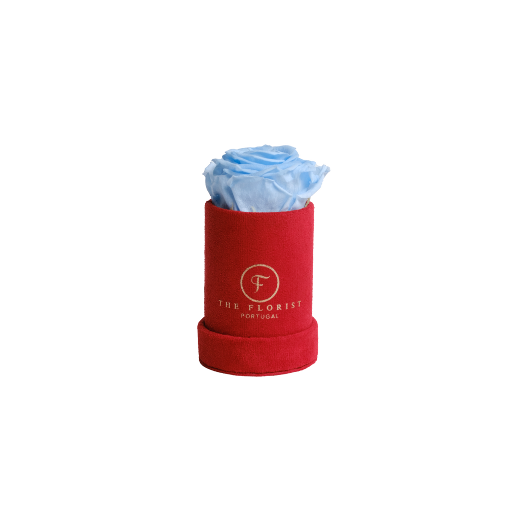 Single Rose Preserved Blue - The Florist Portugal - Florista Online 24/7