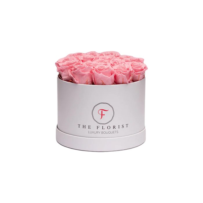 Glamorous Preserved Pink Roses - The Florist Portugal - Florista Online 24/7