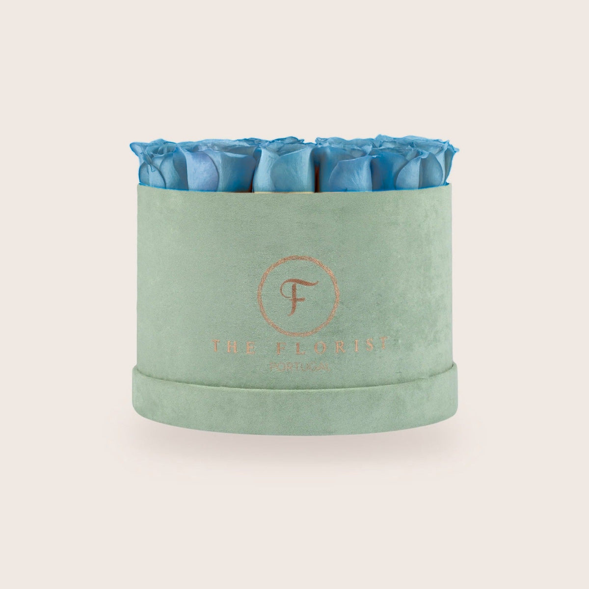 Glamorous Preserved Blue Roses