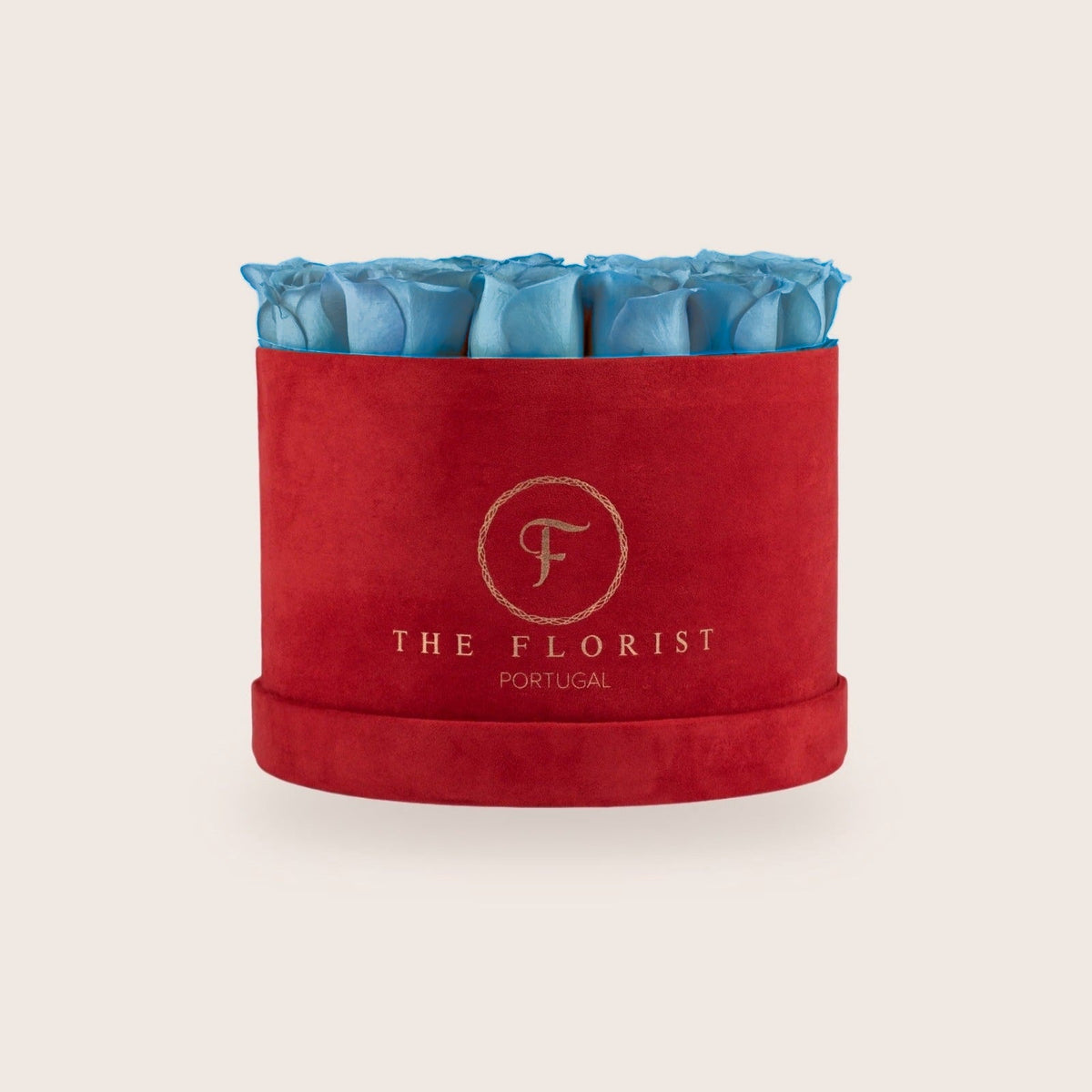 Glamorous Preserved Blue Roses